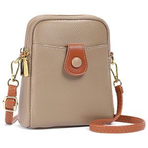 Cell Phone Purses Small Genuine Leather With Adjustable Strap Crossbody Bags :>